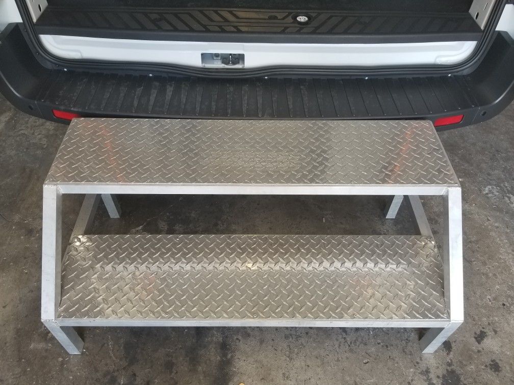 Aluminum stepladder for your work Van