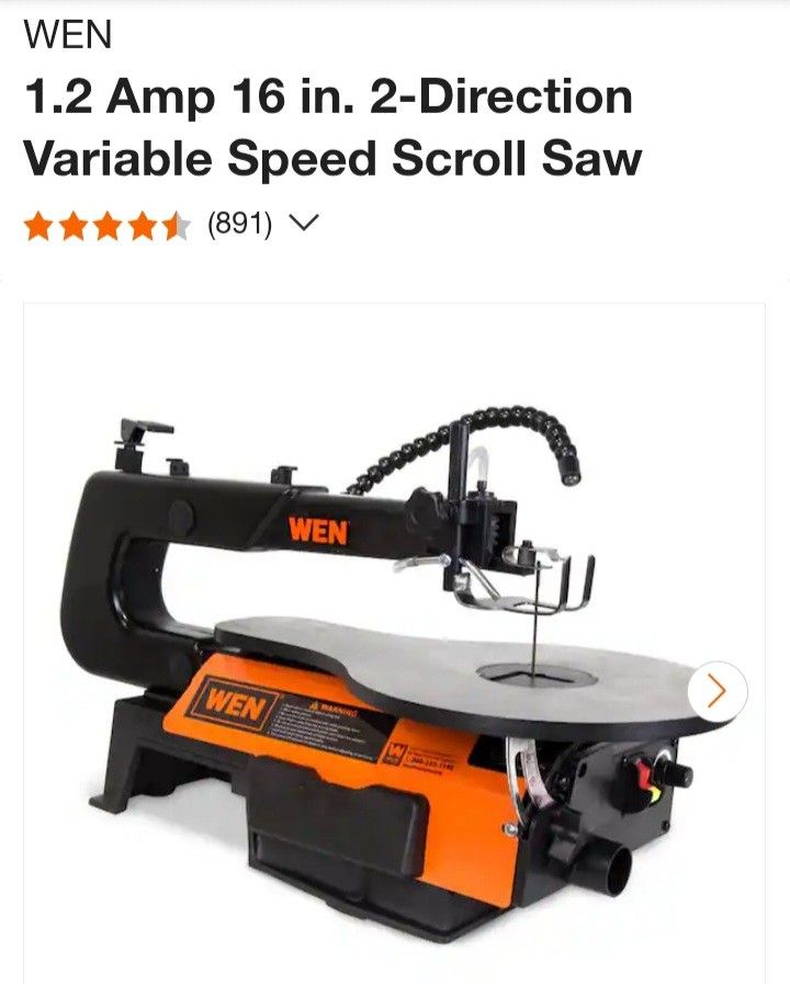 WEN Variable Speed Scroll Saw $50 OBO