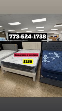 Cama Base Y Colchon Toda Completa $250 Total 