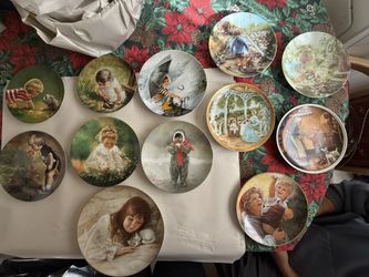 Antique Porcelain Plate Collection 