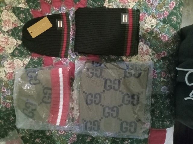 Gucci Hat And Scarf Bundle