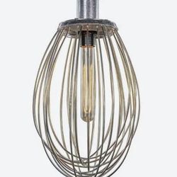 Celebrity owned unique Vintage Industrial Hobart Whisk Pendant Light Retail $300-$600