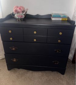 Refinished Vintage 3-Drawer Dresser / Nursery Changing Station