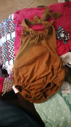 Pocahontas back less romper 2t