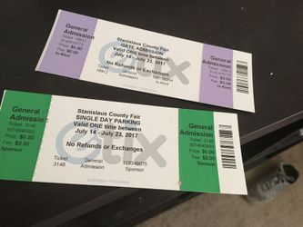 Fair tickets and Car rides