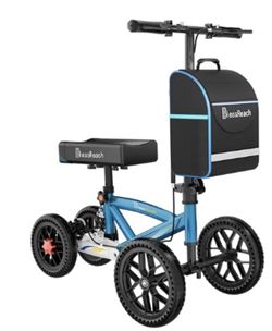 Knee Scooter, All Terrain Foldable Knee Scooter Walker