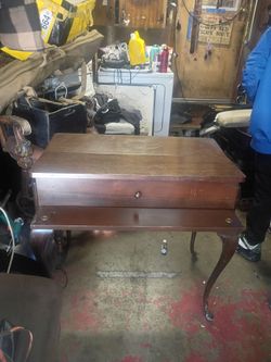 1800s antique secretary desk