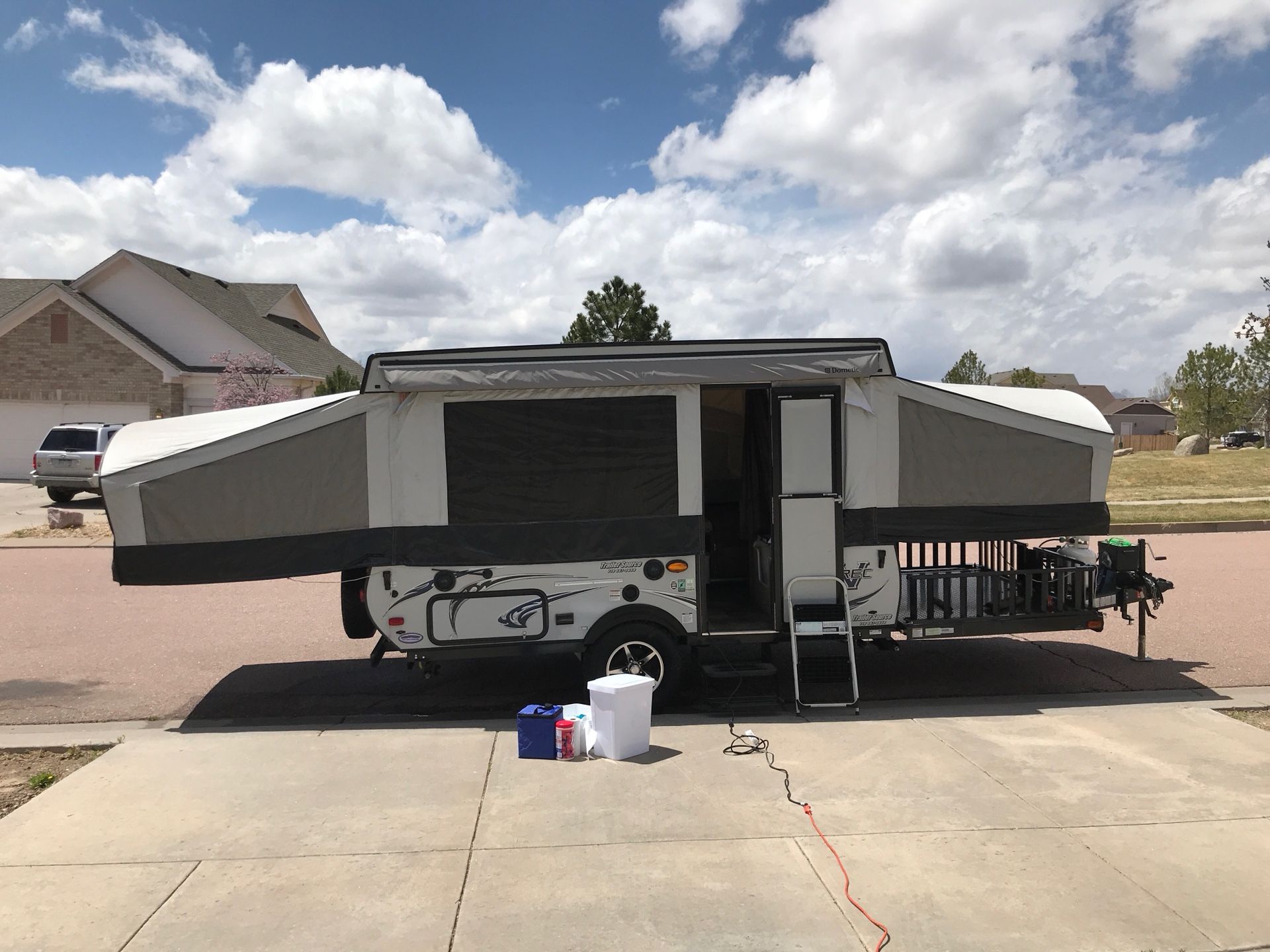 2017 Forest River Viking Vtrec 3 Pop up Camper Toy Hauler