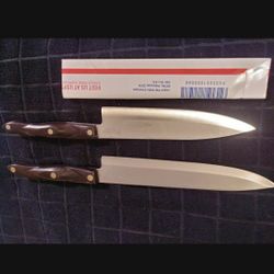 Set of 2 Cutco Chef knives