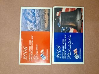 2006 mint set coins P&D