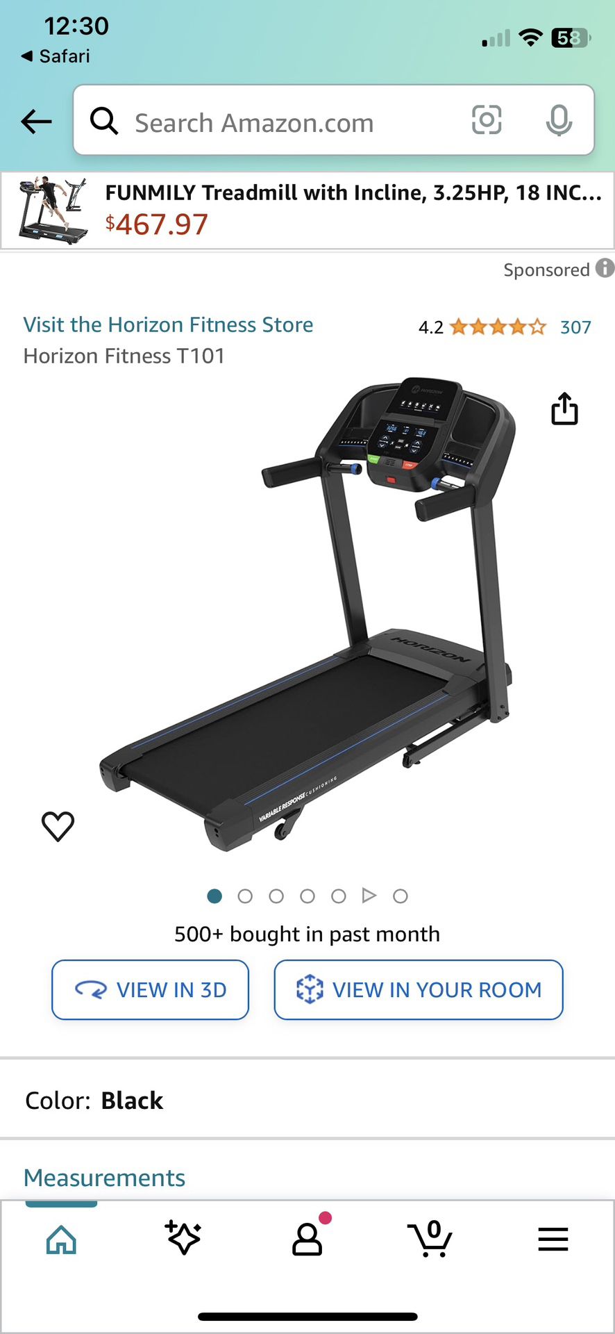 Horizon Treadmill RST5.6
