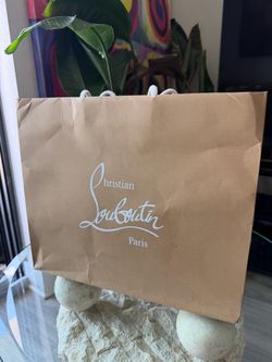 Authentic Christian Louboutin Paris Medium Shopping Gift Bag 16” x 13.5” x 5.5”