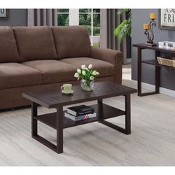 Brand new in Box Espresso Wooden Modern Coffee Table