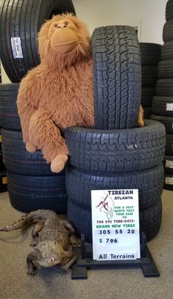 Brand new set of 4 LT305 55 20 E load range 10ply Kenda Klever AT tire tires 33 1250 20 $796