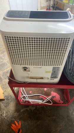 White Dehumidifier with Top Controls