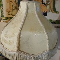 Vintage Victorian Parlor Bell Lamp Shade With Fringe $50 Each