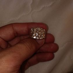 Silver Nugget Ring