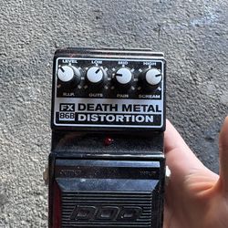 Death Metal Distortion guitar pedal