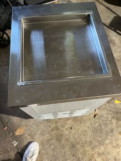 Fried ice cream machine maker