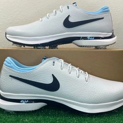 Brand New Nike Air Zoom Victory Tour 3 Pure Platinum Obsidian Golf Shoes Sizes 8.5, 9
