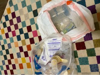 Pumping and formula supplies, bottles