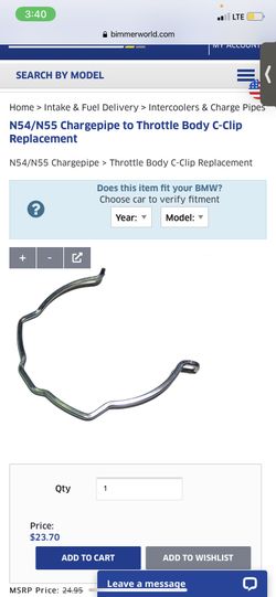 Throttle Body N55 N54 C Claps