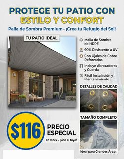 Patio Shade Cloth, UV Protection,