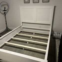 Queen Size Solid Wood Bed Frame