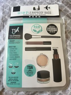 Set of 2 Traveling bags leakproof 