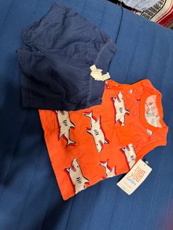 Carter's Baby 2-Piece Shark Outfit Set 3M
