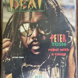 The Beat Reggae & African Music Magazine 1986 Peter Tosh Cover