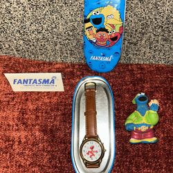 Vintage 1995 Sesame Street Elmo Watch 