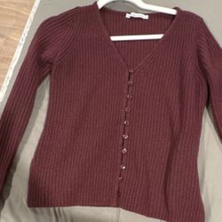 Abercrombie & Fitch V-Neck Cardigan – Women’s Size Small