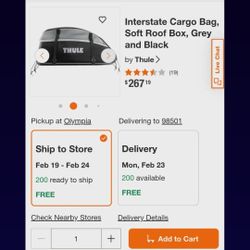 Thule Storage Bag Roof Top 