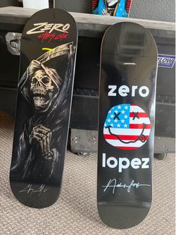 Zero Chris Cole and Adrian Lopez SIGNED