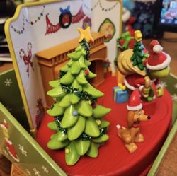 New How The Grinch Stole Christmas Animation Music Max Lighted Fireplace Sound