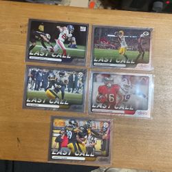 2022 ABSOLUTE LAST CALL 5 CARD LOT 