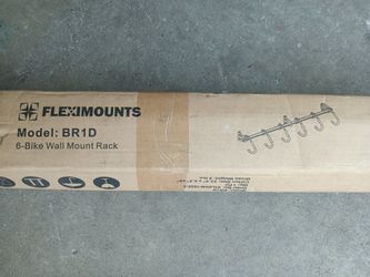 Fleximounts BR1D 6-Bike Wall Mount Rack