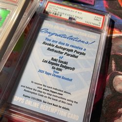 Topps Chrome Roki Sasaki