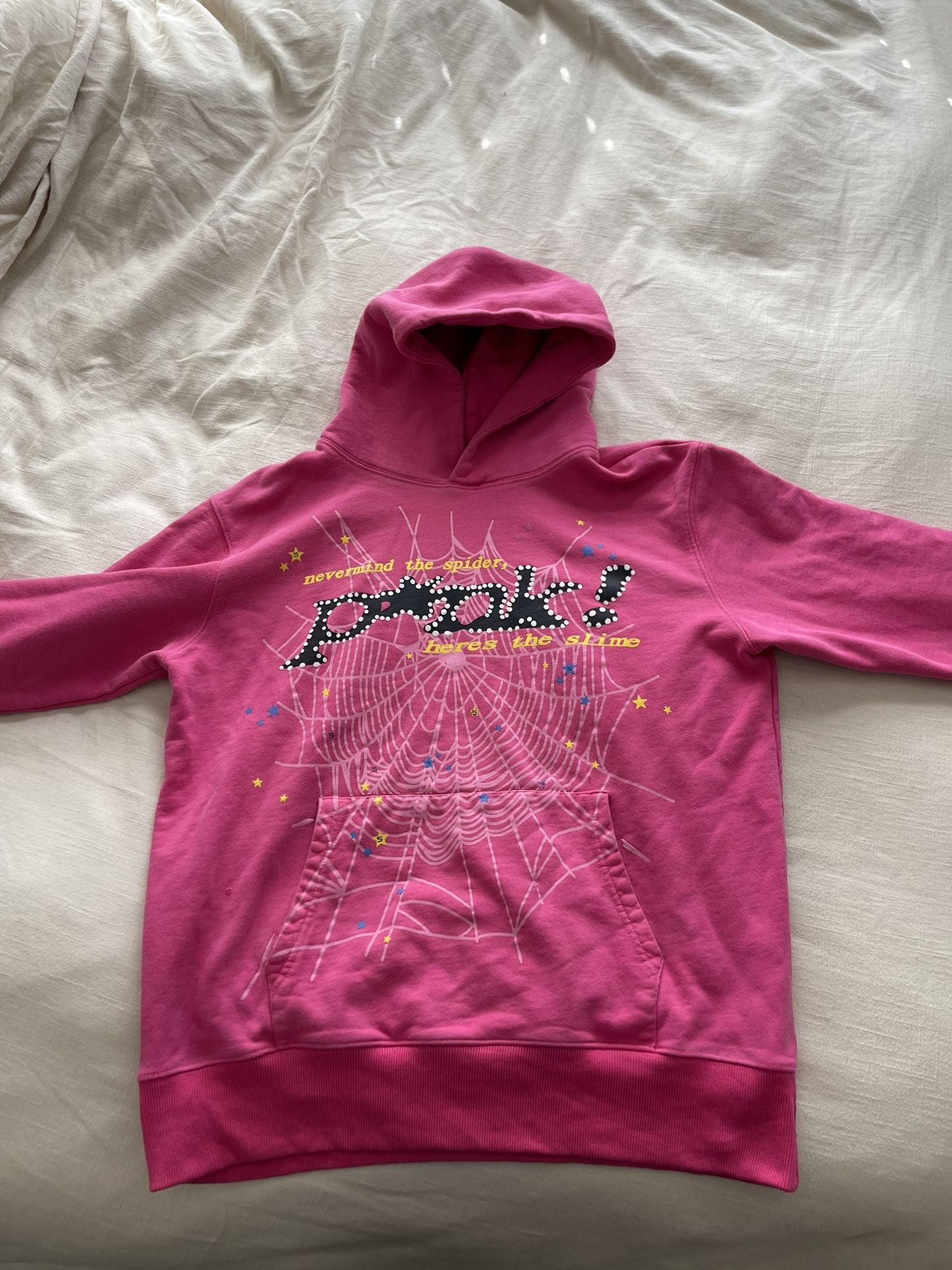 Pink Sp5der hoodie