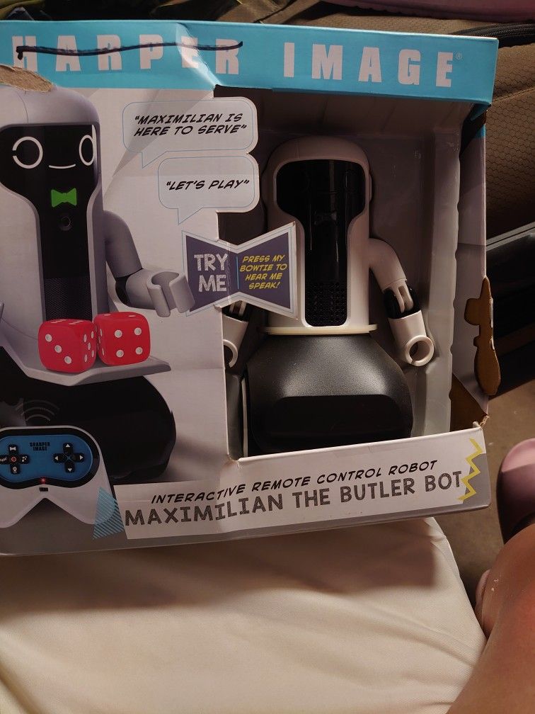 Maximilian The Butler Sharper Image Robot Butler SHARPER IMAGE