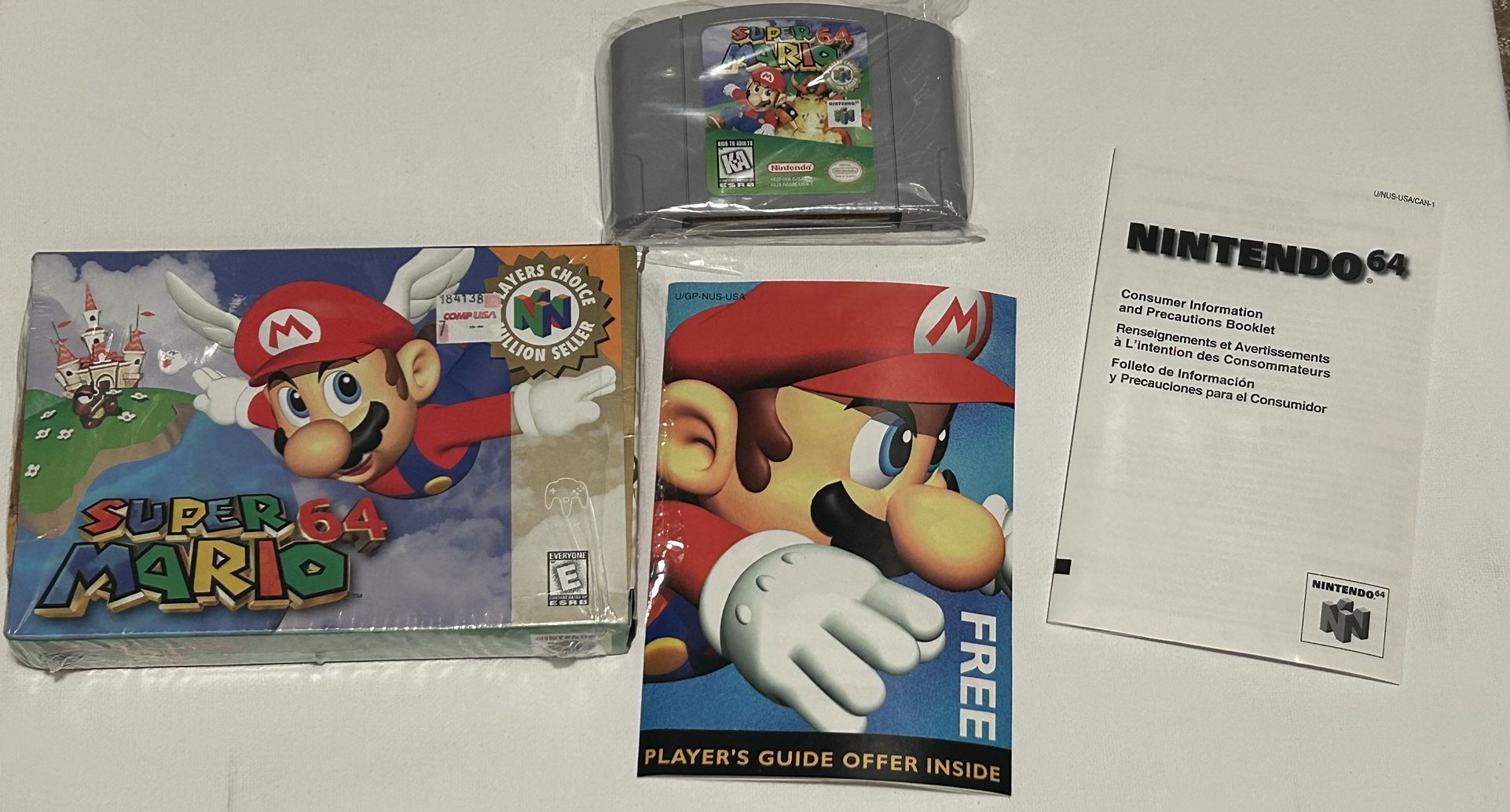 Super Mario 64 (Nintendo 64, 1999) *Complete/Tested W Original