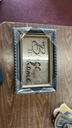 Glass Decor Bless This Home 15x10