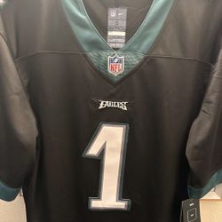 White And Black Jalen Hurts Philadelphia Eagles Jersey 