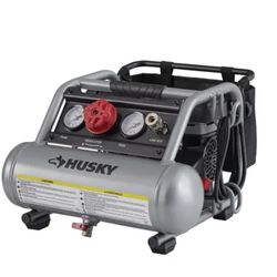 Husky 1 Gal. Portable Electric-Powered Silent Air Compressor