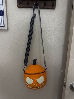 Disney Loungefly The Nightmare Before Christmas Jack Glow Pumpkin Crossbody Bag