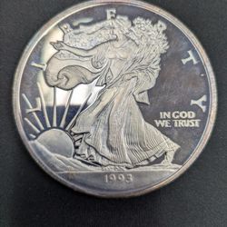 1 Troy Pound .999 Silver Coin Silver Eagle