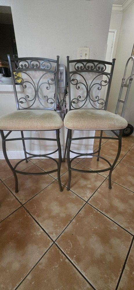 2 Metal Chairs
