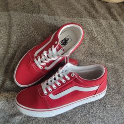 Vans Old Skool Racing Red Size 11.5