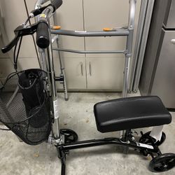 Medline Knee Walker and Rolling Walker - NEW
